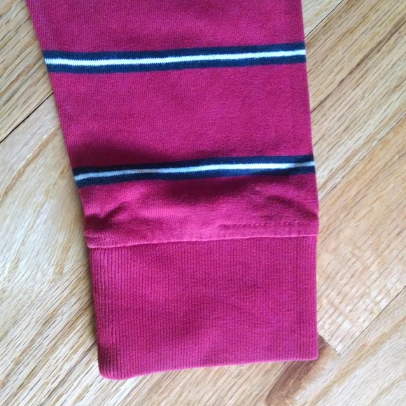 Boy's long sleeve red polo size M 7/8 - Picture 4 of 5